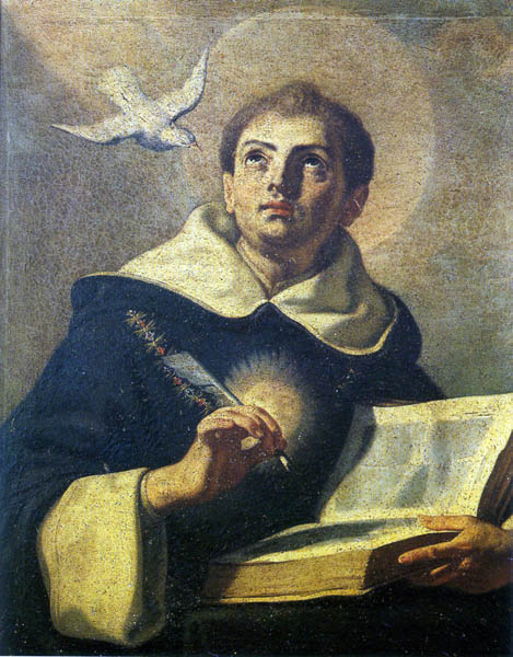 11-Francesco Solimena (attr.) - San Tommaso d'Aquino (Napoli, S. Domenico Maggiore)