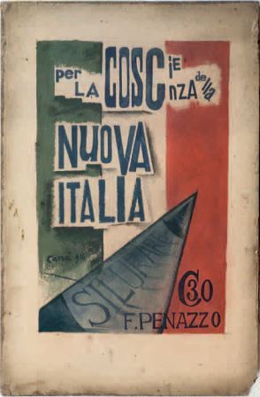 Carlo Carrà, Per la coscienza di una nuova Italia, 1914, tempera su cartoncino, 38x24, Milano, Collezione privata