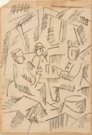 Fernand Leger - Giocano a carte