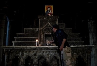 La cattedrale di Qaraqosh (Lapresse)