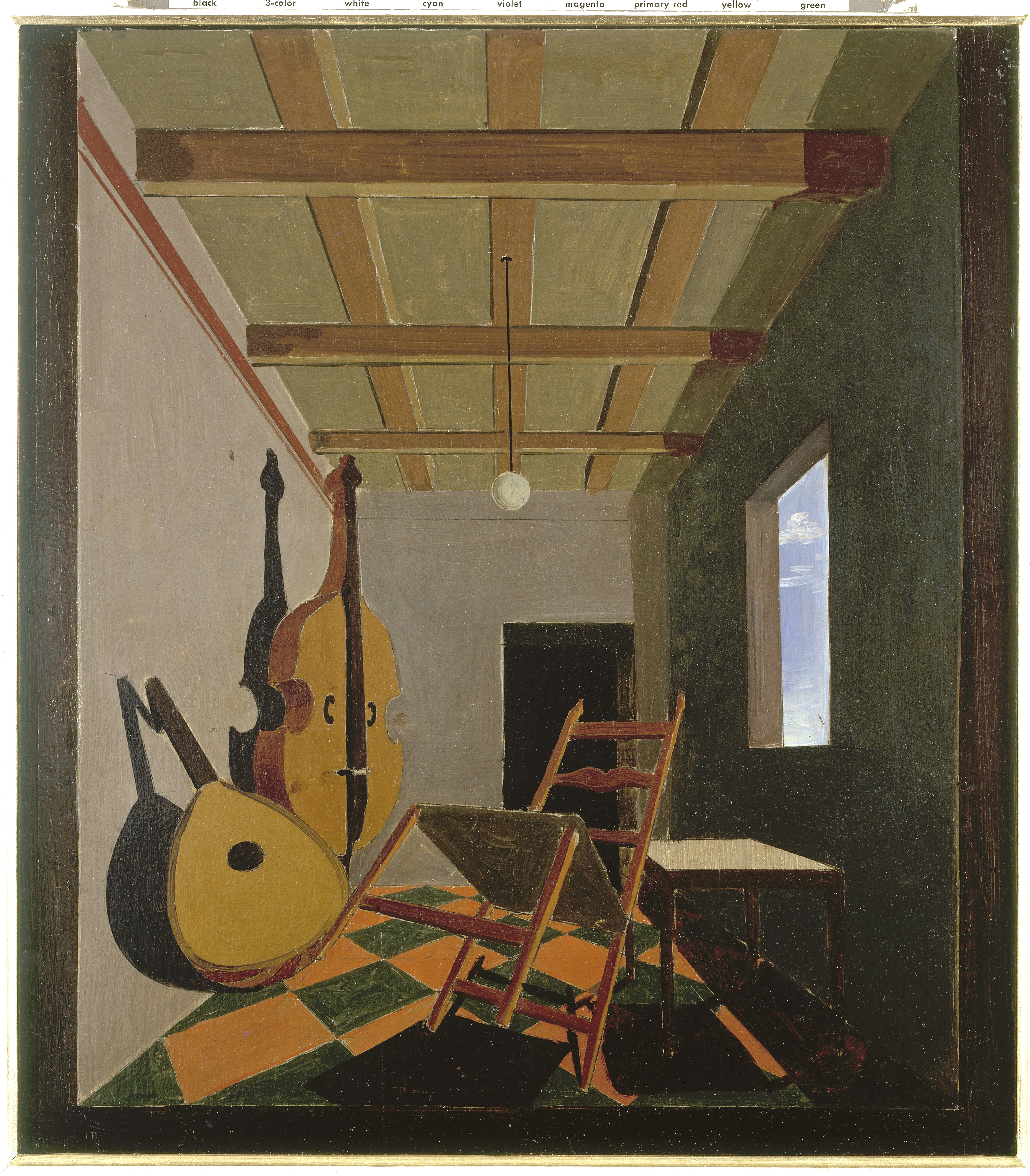 A FUNI_Strumenti musicali e sedia, 1921- jpeg